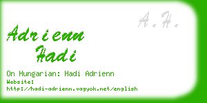 adrienn hadi business card